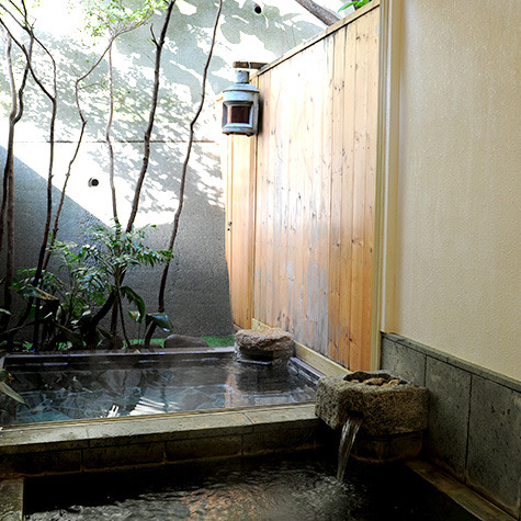 Natural onsen at La Posada in West Izu